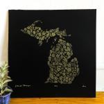 Falling for Michigan: Gold on Black