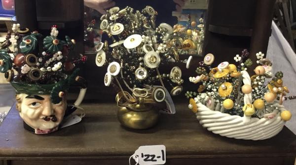 $22 Button bouquets