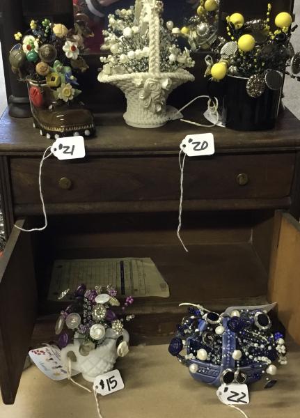 Cupboard Miscellaneous button bouquets picture