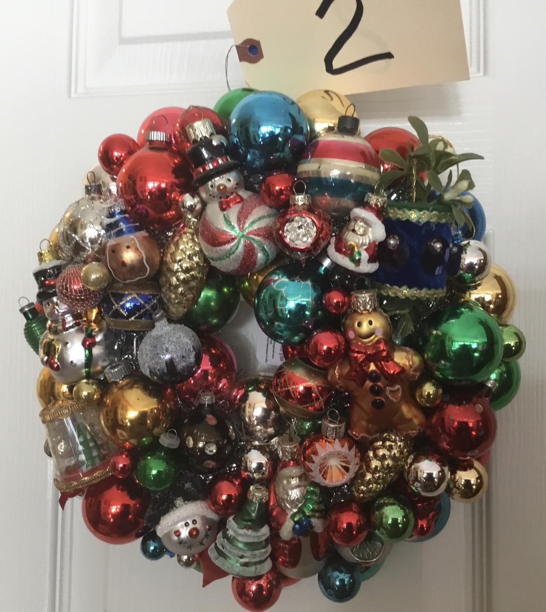 Christmas wreath picture