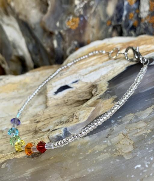 Rainbow Swarovski Crystal Bracelet picture