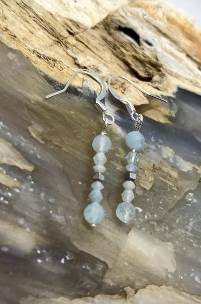Aquamarine Semi Precious Gemstone Jewelry Set picture