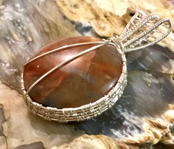 ND Cherry Quartz Wire Wrapped Pendant picture