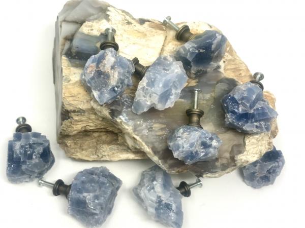 Blue Calcite Drawer Pulls picture