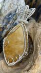 ND Quartzite Wire Wrapped Pendant