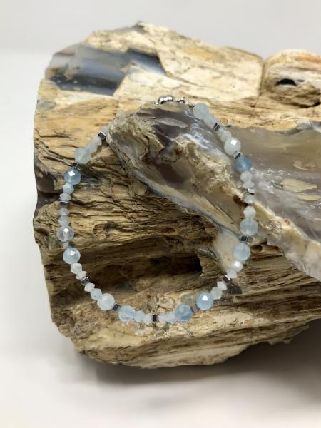 Aquamarine Semi Precious Gemstone Jewelry Set picture