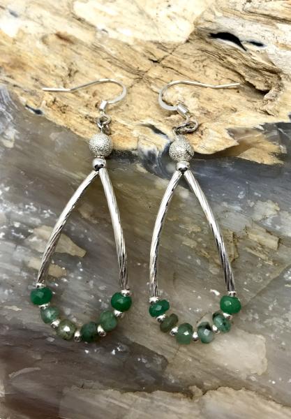 Emerald Precious Gemstone Jewelry Set picture