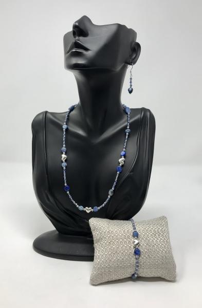 Kyanite Semi Precious Gemstone Jewelry Set