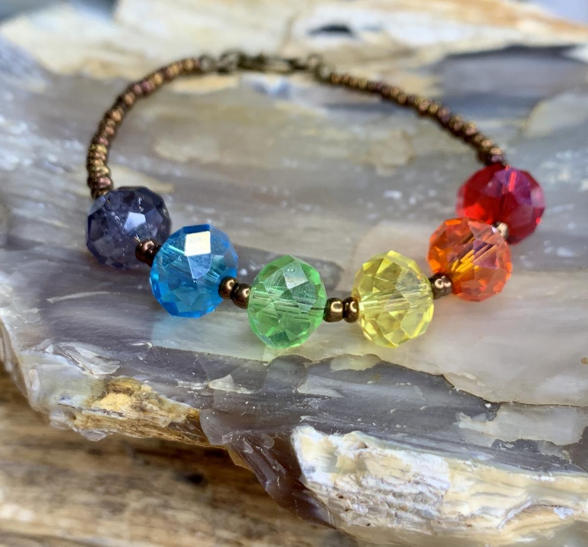 Rainbow Swarovski Crystal Jewelry Set picture