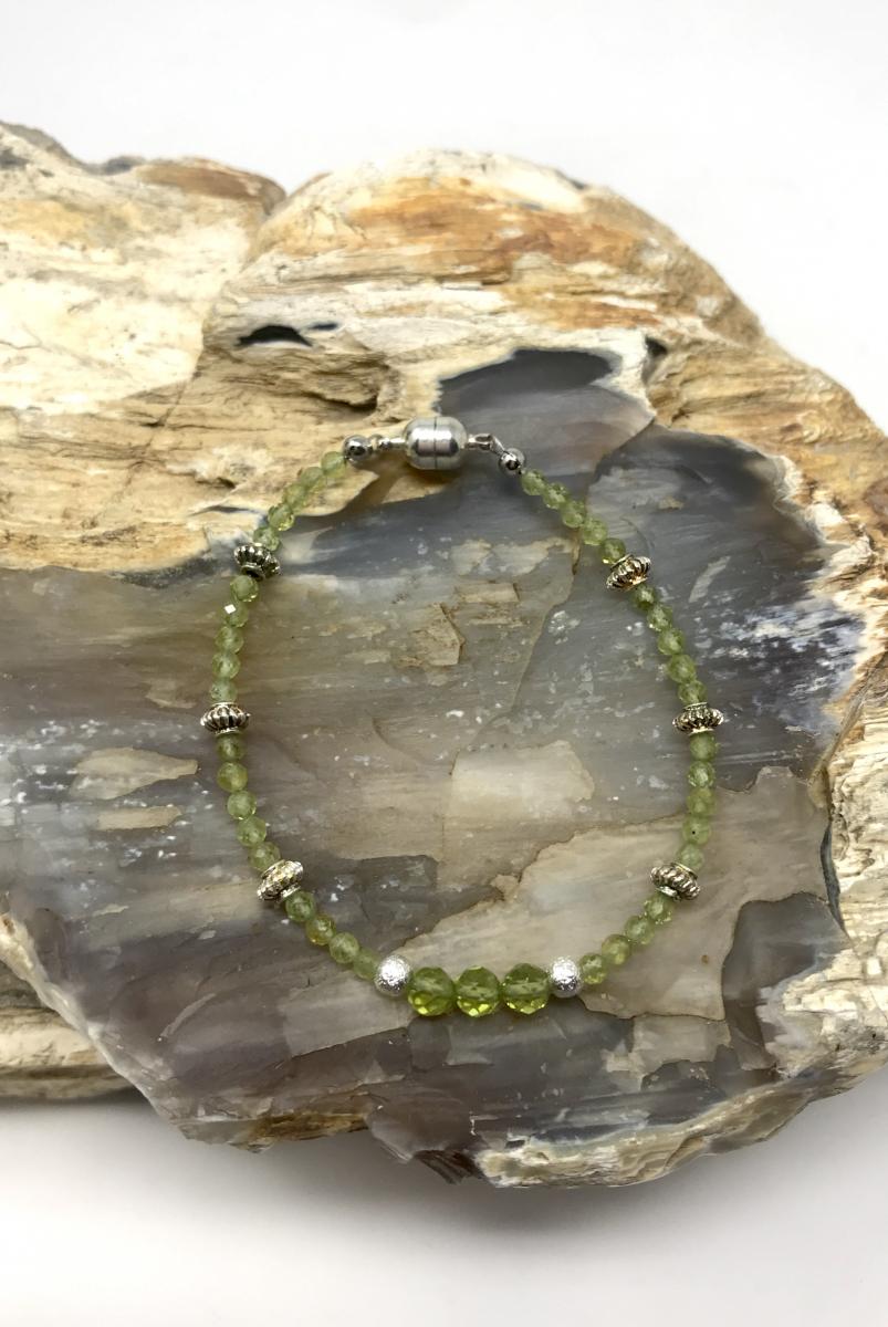 Peridot Semi Precious Gemstone Jewelry Set picture