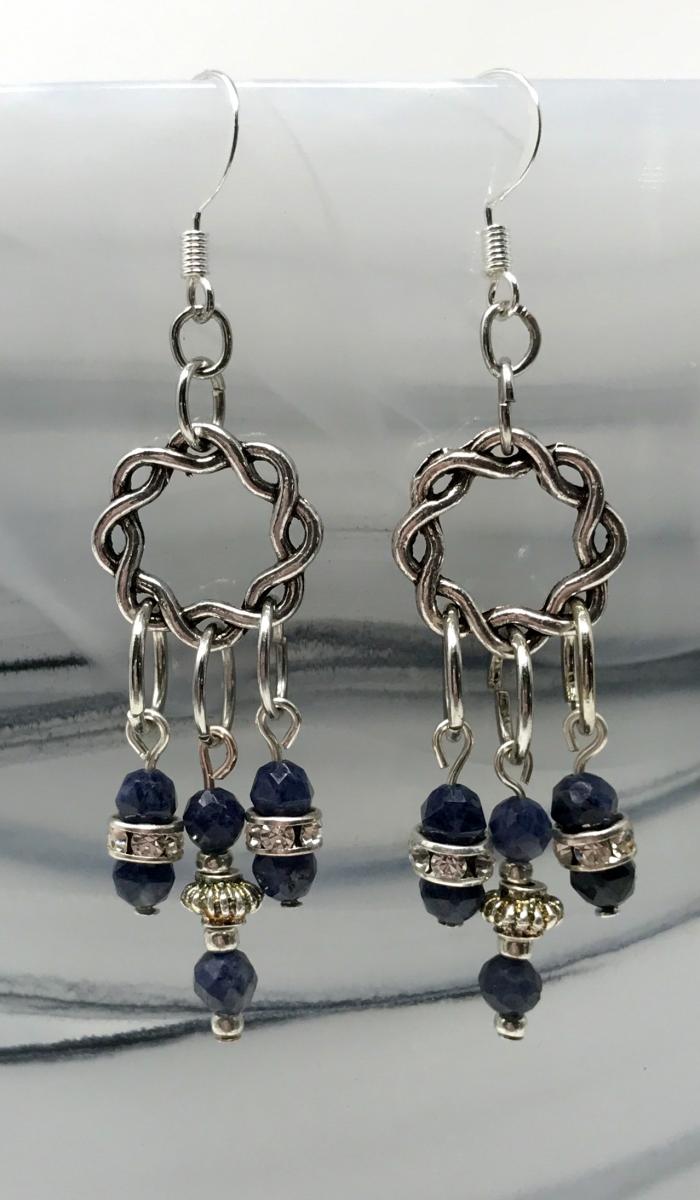 Sapphire Precious Gemstone Jewelry Set picture