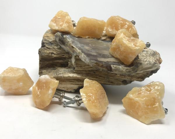 Orange Calcite Drawer Pulls picture