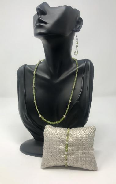 Peridot Semi Precious Gemstone Jewelry Set picture