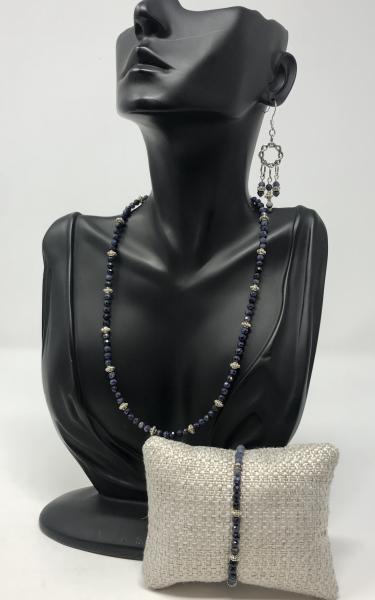 Sapphire Precious Gemstone Jewelry Set