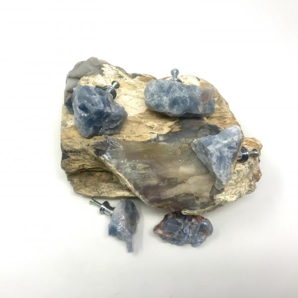 Blue Calcite Drawer Pulls picture