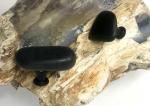 Black Stone Drawer Pulls