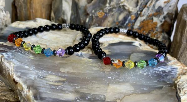 Swarovski Rainbow Stretch Bracelets picture