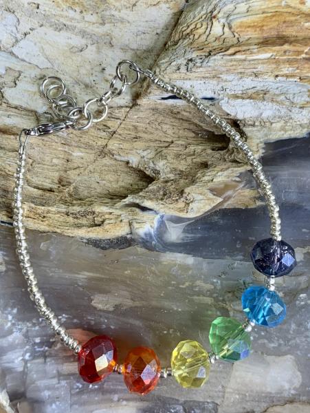 Rainbow Swarovski Crystal Jewelry Set picture