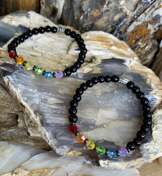 Swarovski Rainbow Stretch Bracelets picture