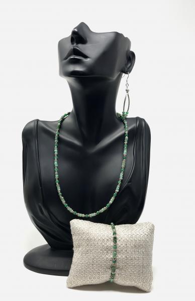 Emerald Precious Gemstone Jewelry Set