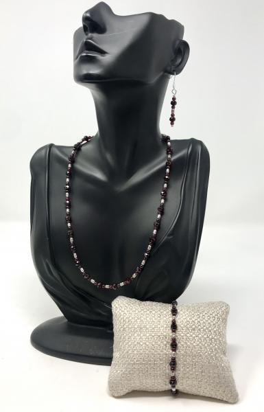 Garnet Semi-Precious Gemstone Jewelry Set picture