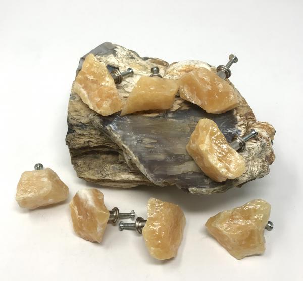 Orange Calcite Drawer Pulls picture