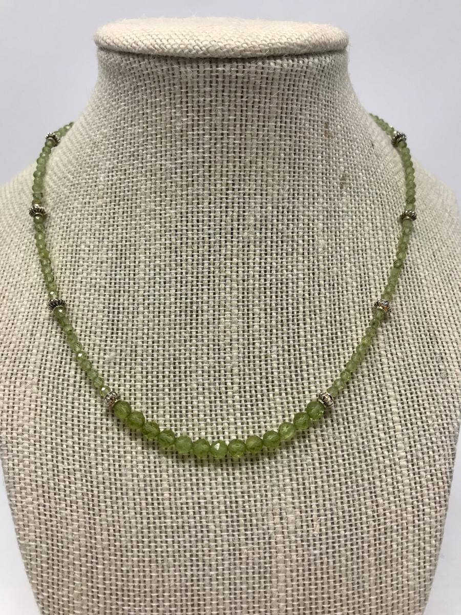 Peridot Semi Precious Gemstone Jewelry Set picture
