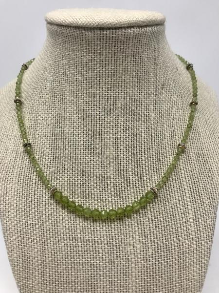 Peridot Semi Precious Gemstone Jewelry Set picture