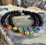 Swarovski Rainbow Stretch Bracelets