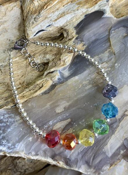 Rainbow Swarovski Crystal Bracelet picture
