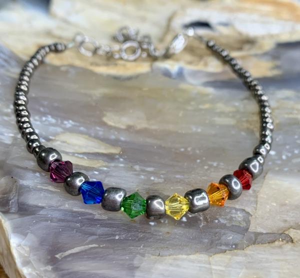 Rainbow Swarovski Crystal Jewelry Set picture