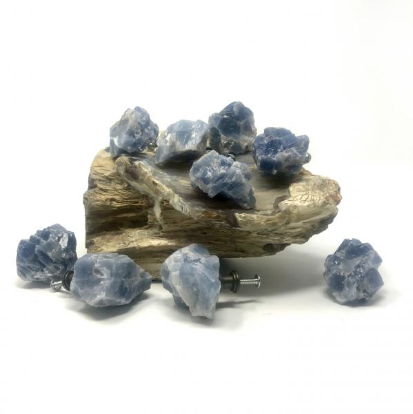 Blue Calcite Drawer Pulls