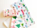 Whimsical Christmas Burp Cloths