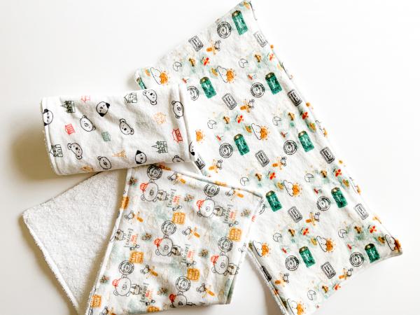 World Traveler Burp Cloths