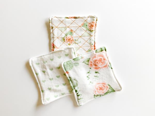 Floral Cactus Wash Cloths picture