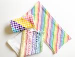 Rainbow Burp Cloths