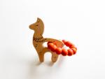 Pumpkin Llama Teether