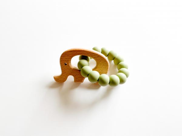 Sage Elephant Teether