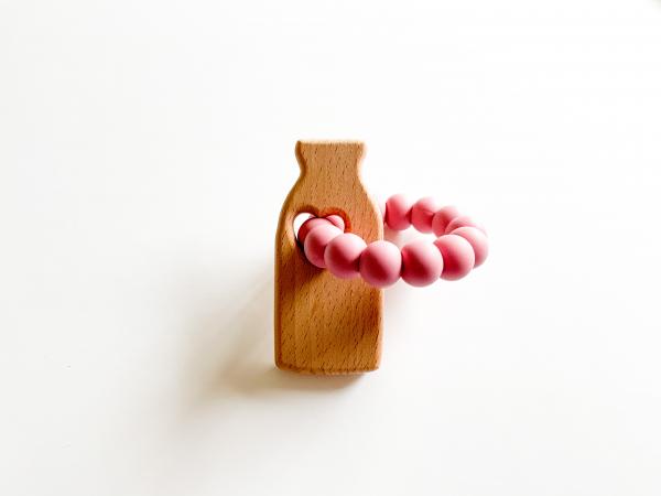 Dusty Rose Milk Teether