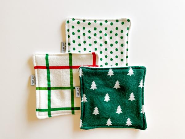 Traditional Christmas Wash Cloths