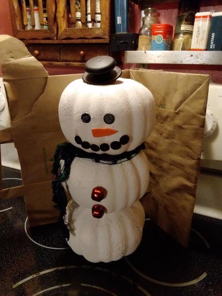 Snowman Centerpiece