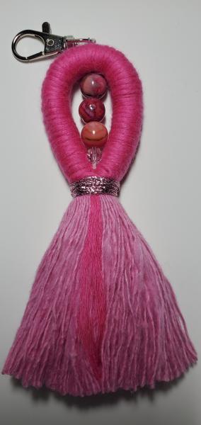 Natural Gemstone Keychain/Bag Tassel