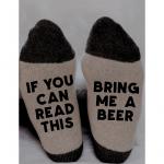 IF YOU CAN READ THIS - BRING ME A BEER (NOVELTY SOCKS)