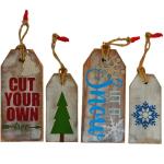 Cut Your Own Tree | Let it Snow Wood Tag Set