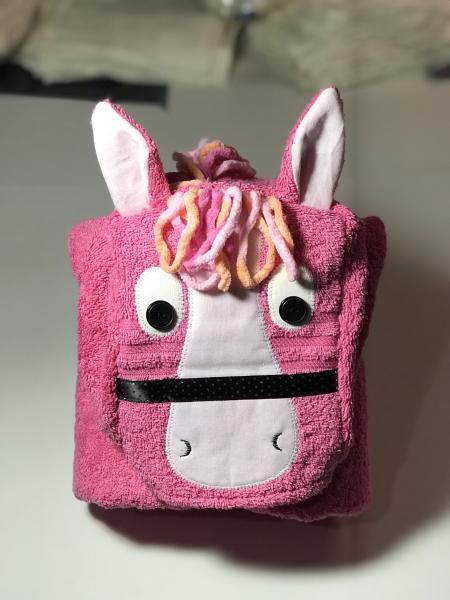 Hooded towel-horse