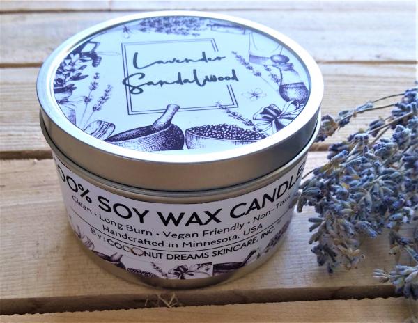 Lavender &Sandalwood Soy Wax Candles picture