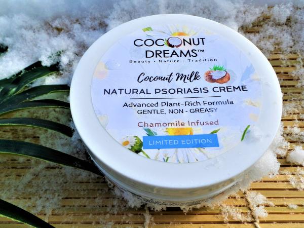 Coconut Milk Natural Psoriasis Crème/ 4 Oz