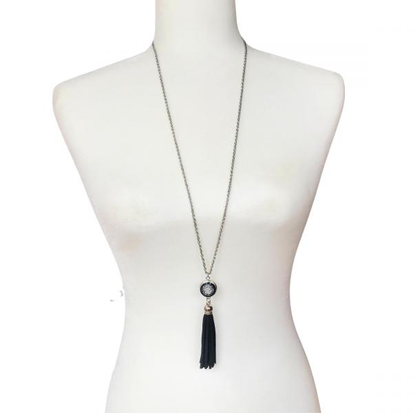 Black Leather Tassel picture