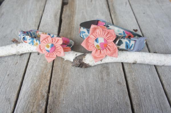 Harper's Floral Fabric/Nylon Collar picture