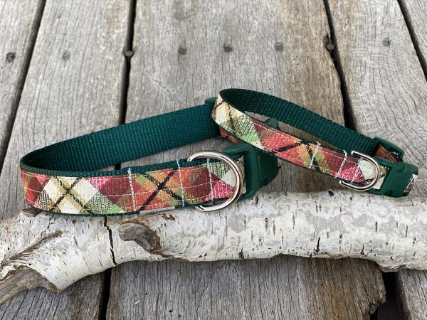 Glad Plaid Fabric/Nylon Collar picture